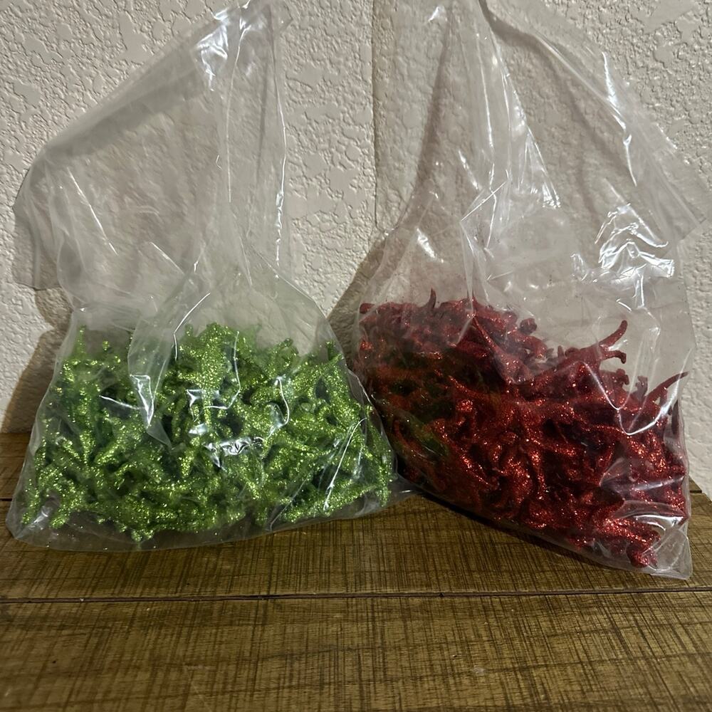 Huge LOt of GLITTERED  DINOSAUR MINI 2.5" CHRISTMAS TREE ORNAMENTS